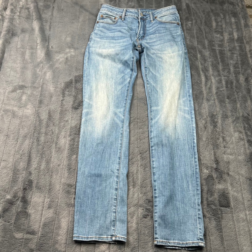 American Eagle Ne(x)t Level Airflex Slim Straight Light Wash Jeans 30x34